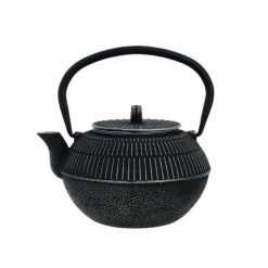 Novastyl Théières Théière En Fonte Noire 1,2L