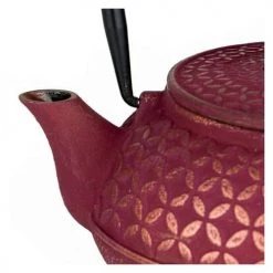 Aromandise Théières Théière En Fonte Rose 60ml -saladiers et coupelles Soldes theiere en fonte rose 60ml 4