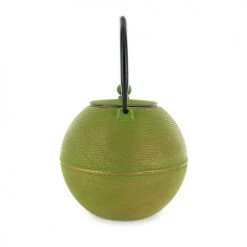 Aromandise Théières Théière En Fonte Verte 0,9L -saladiers et coupelles Soldes theiere en fonte verte 0 9l 2