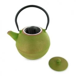 Aromandise Théières Théière En Fonte Verte 0,9L -saladiers et coupelles Soldes theiere en fonte verte 0 9l 4