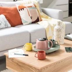 Maisons Du Monde Théières Théière En Grès Vieux Rose Et Métal Argenté 0.8L 7 Maisons Du Monde Théières Théière En Grès Vieux Rose Et Métal Argenté 0.8L -saladiers et coupelles Soldes theiere en gres vieux rose et metal argente 0 8l 1000 4 13 217723 4