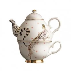 Yvonne Ellen Théières Théière En Porcelaine Panthère 36cl