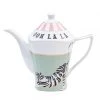 Yvonne Ellen Théières Théière En Porcelaine Tigre 100cl -saladiers et coupelles Soldes theiere en porcelaine tigre 100cl