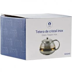 ITEM International Théières Théière En Verre Avec Infuseur En Acier Inoxydable 500 Ml -saladiers et coupelles Soldes theiere en verre avec infuseur en acier inoxydable 500 ml 3
