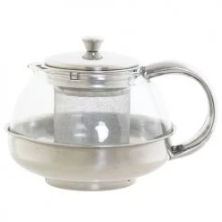 ITEM International Théières Théière En Verre Avec Infuseur En Acier Inoxydable 600 Ml