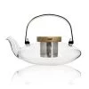 OGO Living Théières Théière En Verre Borosilicate Avec Couvercle En Acacia 500 Ml -saladiers et coupelles Soldes theiere en verre borosilicate avec couvercle en acacia 500 ml