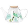 Maisons Du Monde Théières Théière En Verre Transparent Motif Végétal Vert Et Porcelaine 1.2L -saladiers et coupelles Soldes theiere en verre transparent motif vegetal vert et porcelaine 1 2l 1000 10 34 214669 1