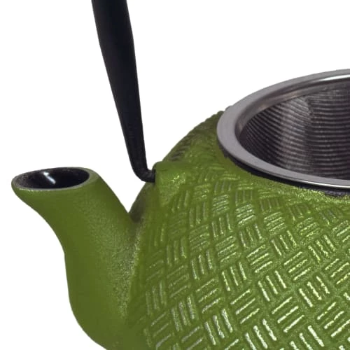 Signes Grimalt Théières Théière Japonais En Fonte Verte 1,2L 4 Signes Grimalt Théières Théière Japonais En Fonte Verte 1,2L – Image 2