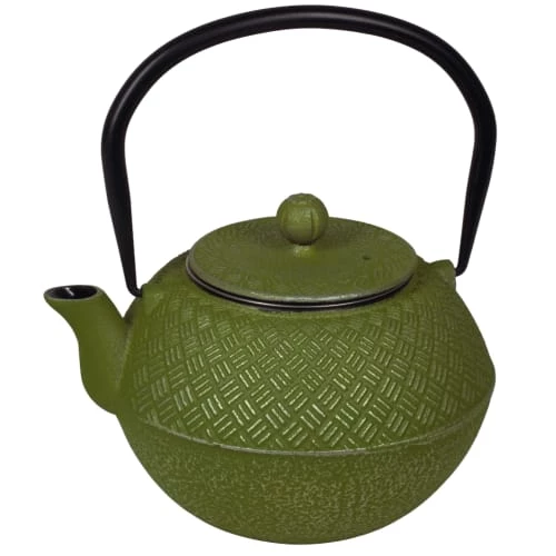 Signes Grimalt Théières Théière Japonais En Fonte Verte 1,2L 3 Signes Grimalt Théières Théière Japonais En Fonte Verte 1,2L
