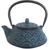 Signes Grimalt Théières Théière Japonaise Bleue En Fonte 0,8L -saladiers et coupelles Soldes theiere japonaise bleue en fonte 0 8l 1