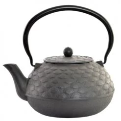 ITEM International Théières Théière Japonaise Noire En Fonte 1,8L