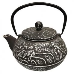 Signes Grimalt Théières Théière Japonaise Noire Et Grise En Fonte 0,85L