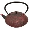 Signes Grimalt Théières Théière Japonaise Noire Et Rouge En Fonte 1L -saladiers et coupelles Soldes theiere japonaise noire et rouge en fonte 1l