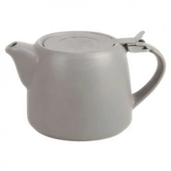 Table Passion Théières Théière Studio Avec Filtre Inox 0,6 L Mat En Céramique Gris