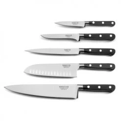 Sabatier Trompette Découpe Trousse 5 Couteaux De Cuisine -saladiers et coupelles Soldes trousse 5 couteaux de cuisine 1