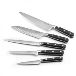 Sabatier Trompette Découpe Trousse 5 Couteaux De Cuisine -saladiers et coupelles Soldes trousse 5 couteaux de cuisine 2